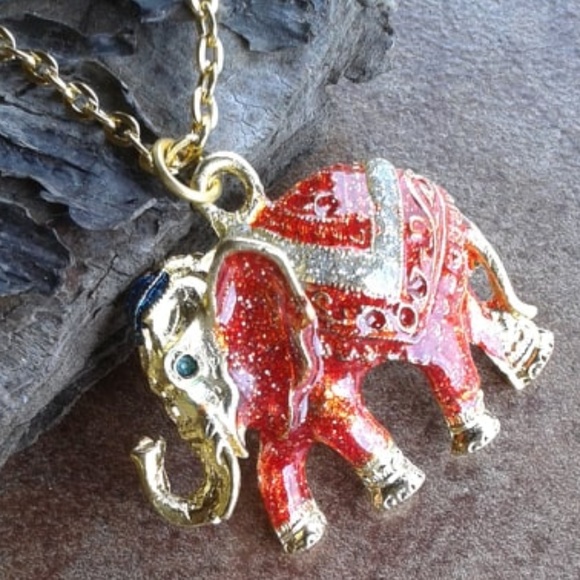 Handmade by Serena Jewelry - Elephant Necklace